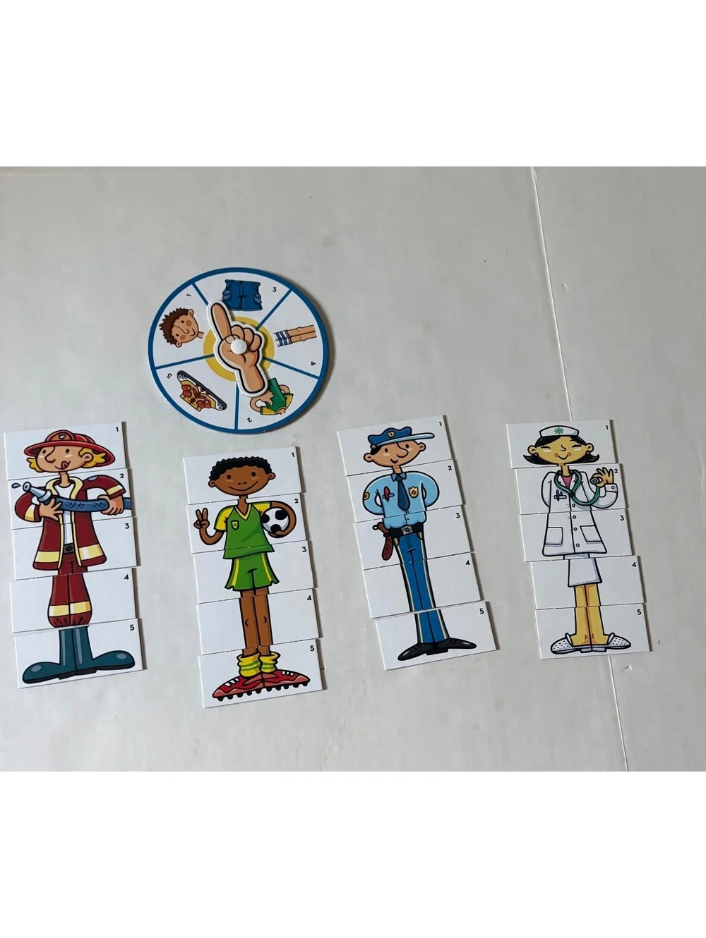 Spinners character game